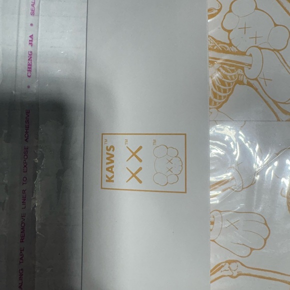 Kaws companion skeleton wall hanging-New - Picture 4 of 4